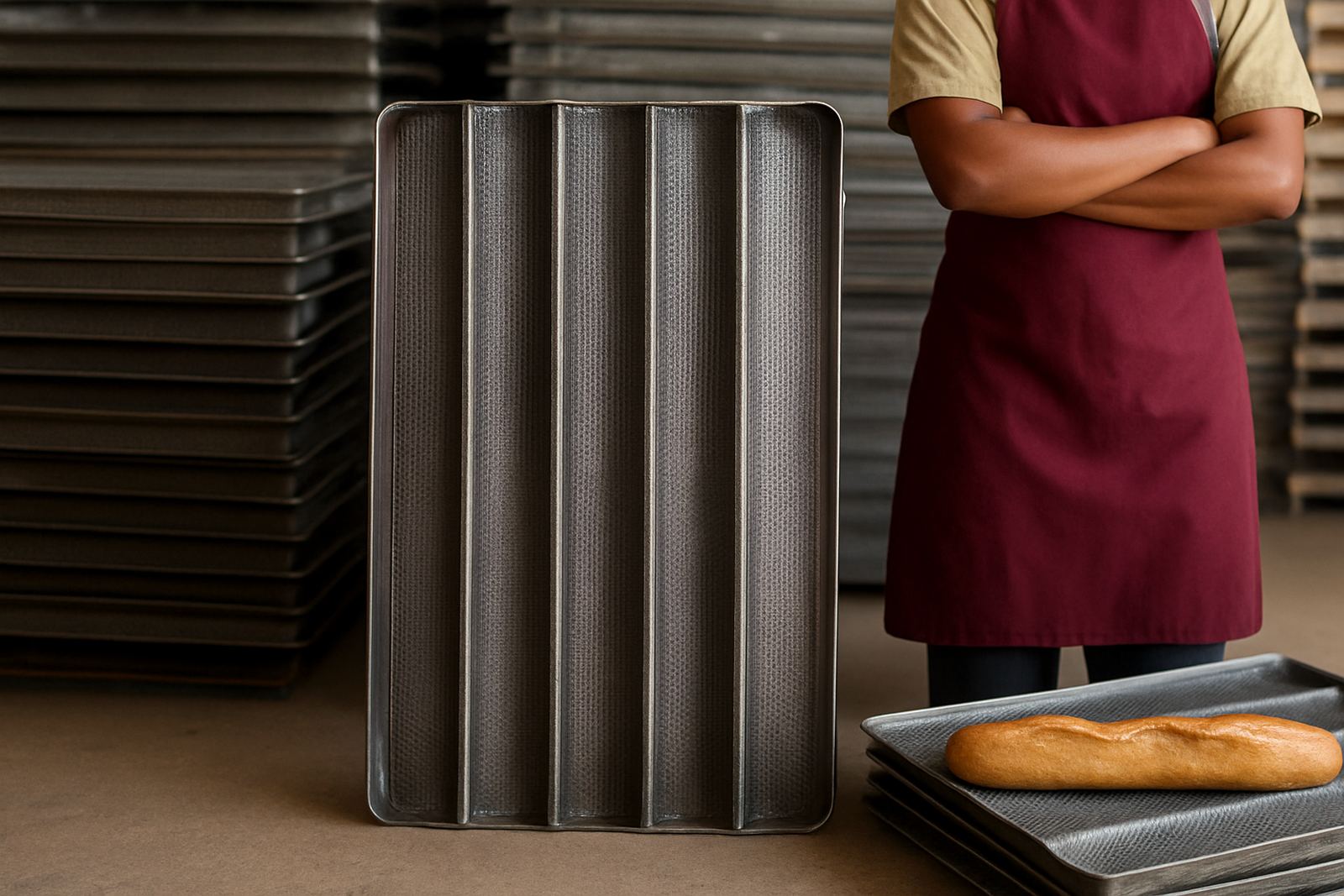 3 Channel Baguette Tray